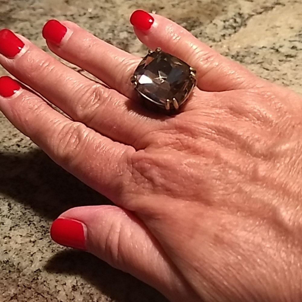 Chloe & Isabel Blush Colored Cushion Ring SZ 6
